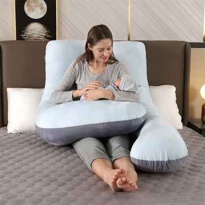 Pregnancy Body Pillow with Removable Washable Cover