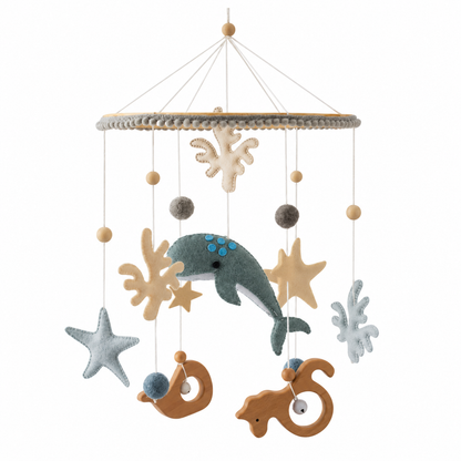Wooden Baby Crib Mobile