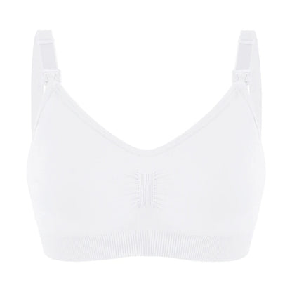Plus Size Nursing Bra with Front Closure and Wire-Free Fit