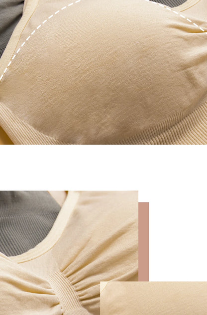 Plus Size Nursing Bra with Front Closure and Wire-Free Fit
