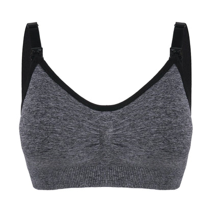 Plus Size Nursing Bra with Front Closure and Wire-Free Fit