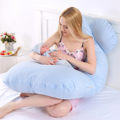 Pregnancy Body Pillow with Removable Washable Cover