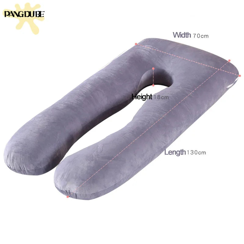 Pregnancy Body Pillow with Removable Washable Cover