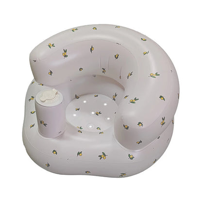 Inflatable Baby Seat with Built-In Air Pump for Travel