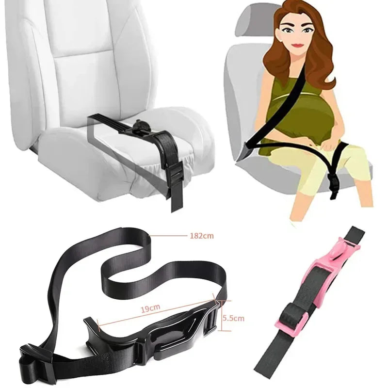 Pregnancy Seat Belt Adjuster with Adjustable Fit