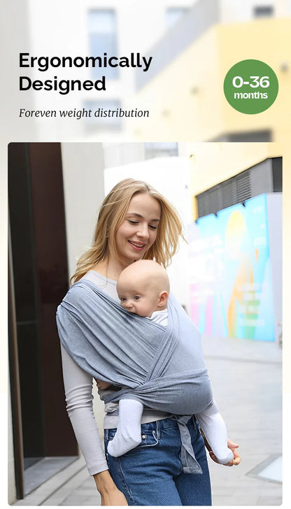 Baby Carrier with Adjustable Straps and Front-Facing Carry