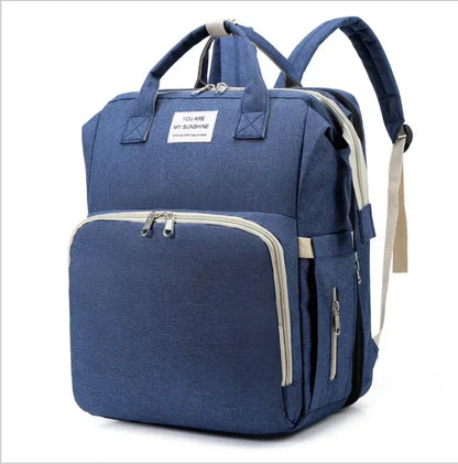 Large Capacity Diaper Backpack with Changing Mat
