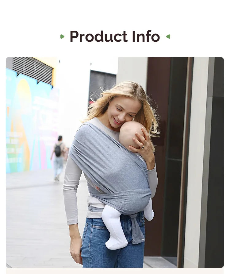 Baby Carrier with Adjustable Straps and Front-Facing Carry