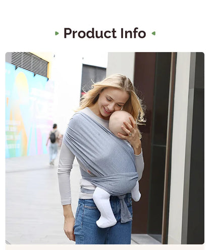Baby Carrier with Adjustable Straps and Front-Facing Carry