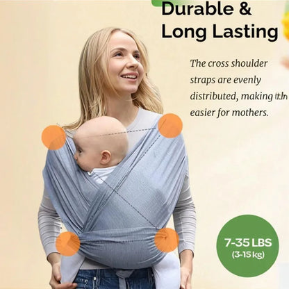 Baby Carrier with Adjustable Straps and Front-Facing Carry