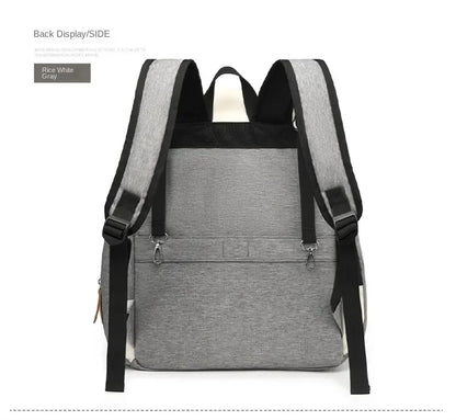 Diaper Backpack with Changing Mat and Stroller Hooks