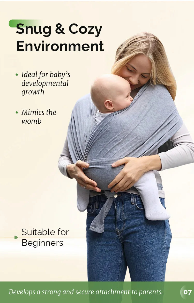 Baby Carrier with Adjustable Straps and Front-Facing Carry