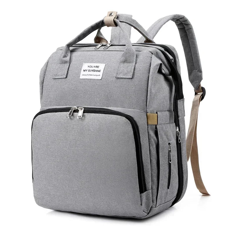 Large Capacity Diaper Backpack with Changing Mat