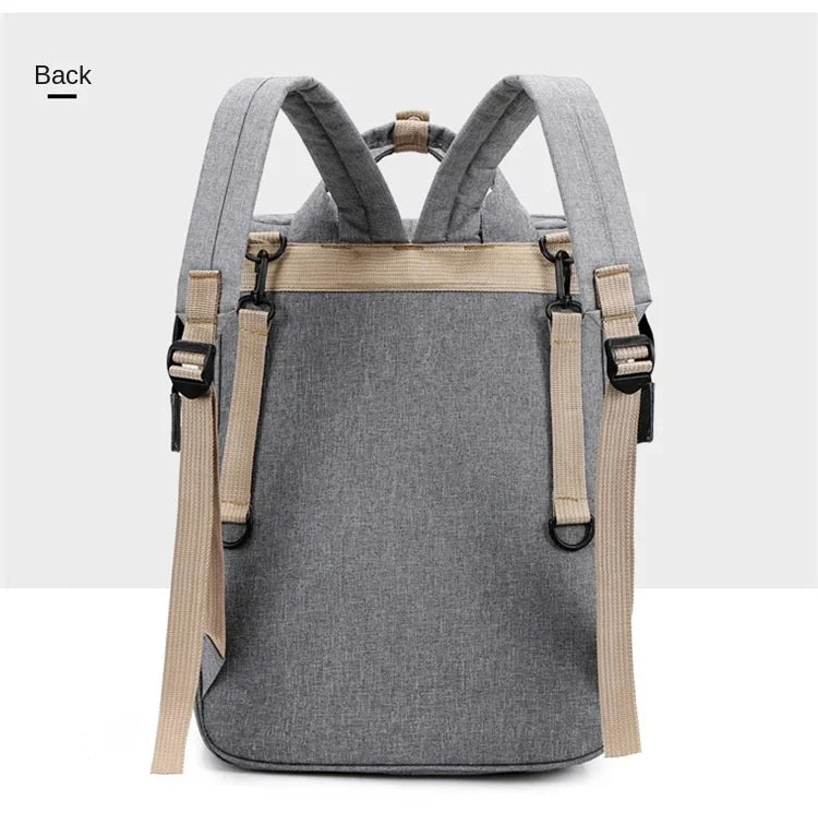 Large Capacity Diaper Backpack with Changing Mat