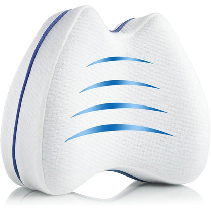 Memory Foam Knee Pillow for Side Sleeping Support
