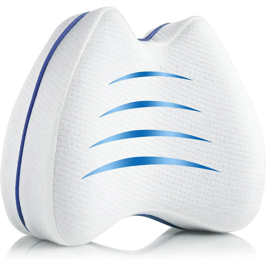 Memory Foam Knee Pillow for Side Sleeping Support