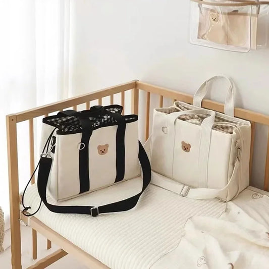 Mommy Diaper Bag with Compact Baby Essentials Storage