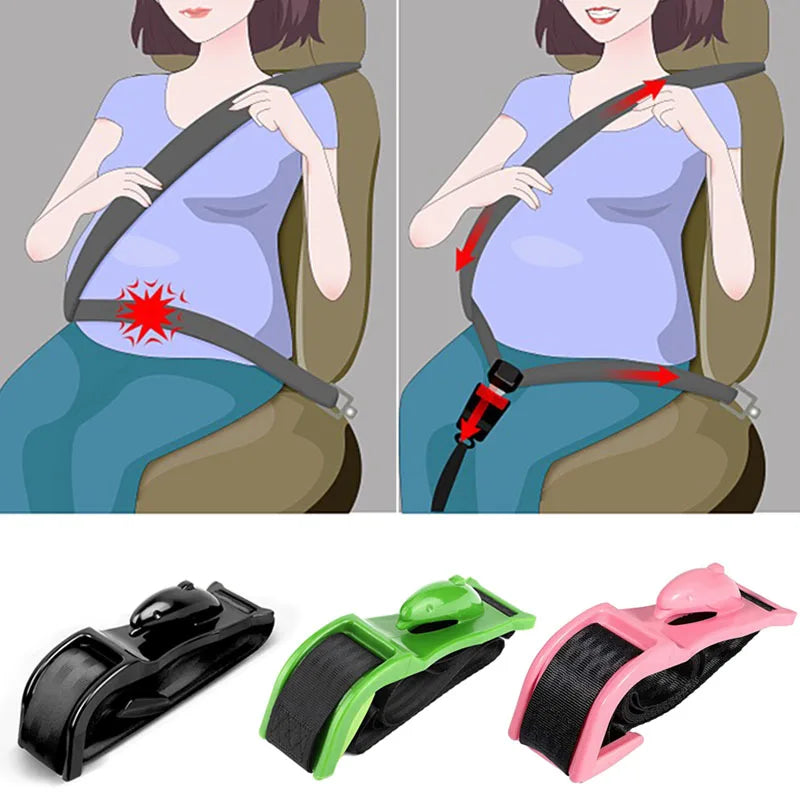 Pregnancy Seat Belt Adjuster with Adjustable Fit