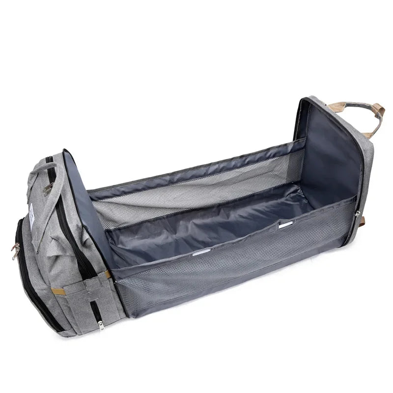 Large Capacity Diaper Backpack with Changing Mat