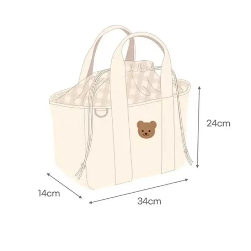 Mommy Diaper Bag with Compact Baby Essentials Storage