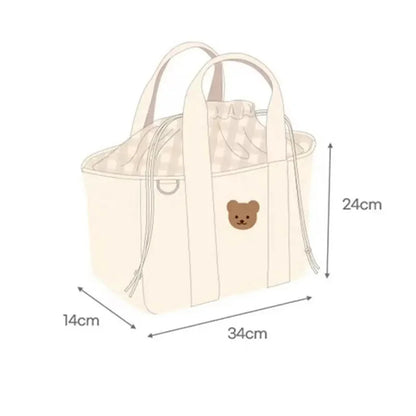 Mommy Diaper Bag with Compact Baby Essentials Storage