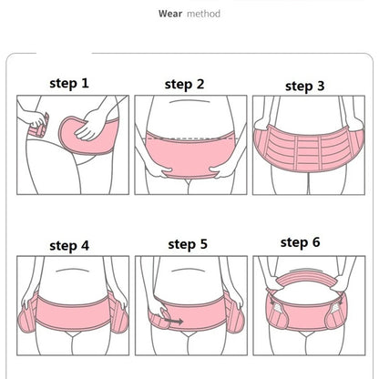 Maternity Belly Support Band with Adjustable Waist Fit