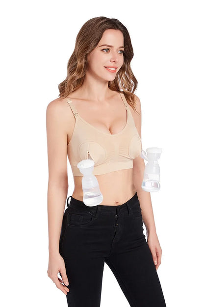 Hands-Free Nursing Bra for Pumping and Breastfeeding