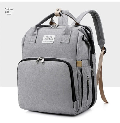 Large Capacity Diaper Backpack with Changing Mat