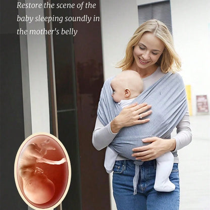 Baby Carrier with Adjustable Straps and Front-Facing Carry