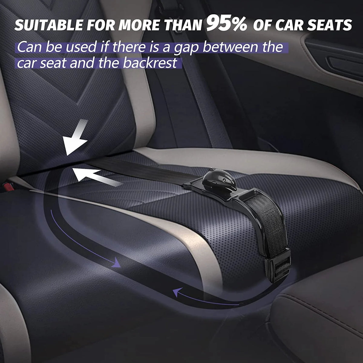 Pregnancy Seat Belt Adjuster with Adjustable Fit