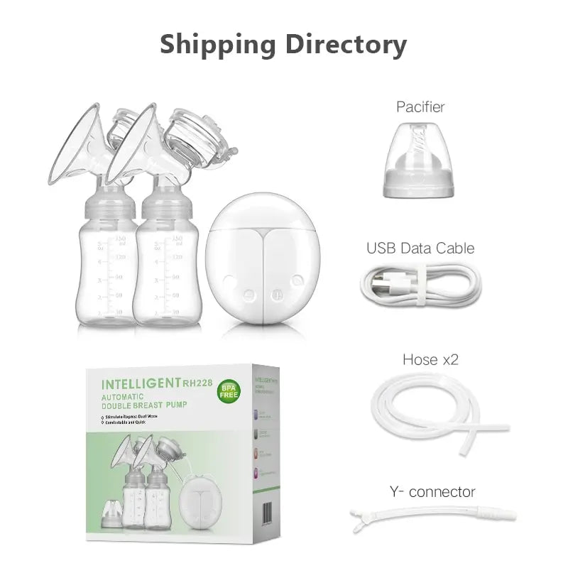 Double Electric Breast Pump Set with USB Connection