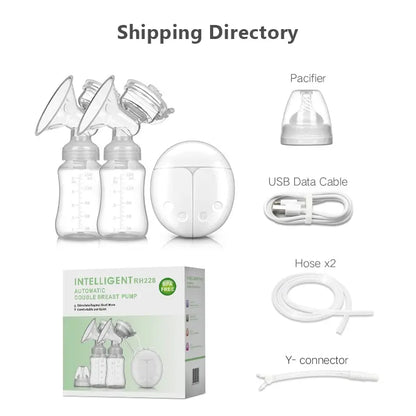 Double Electric Breast Pump Set with USB Connection
