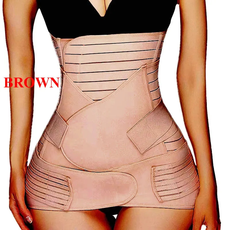 3-in-1 Postpartum Support Belt with Adjustable Fit