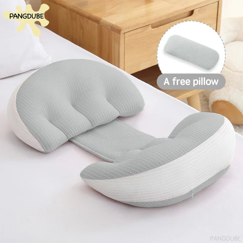 Pregnancy Support Pillow with Auxiliary Pillow Set