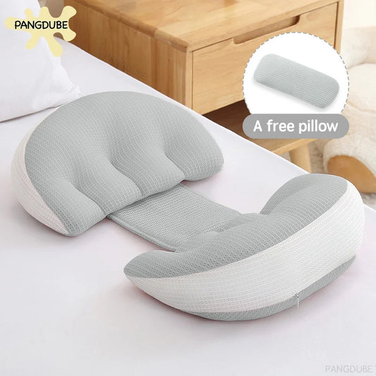 Pregnancy Support Pillow with Auxiliary Pillow Set