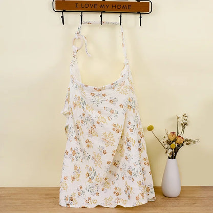 Breastfeeding Cover with Flower and Rainbow Prints