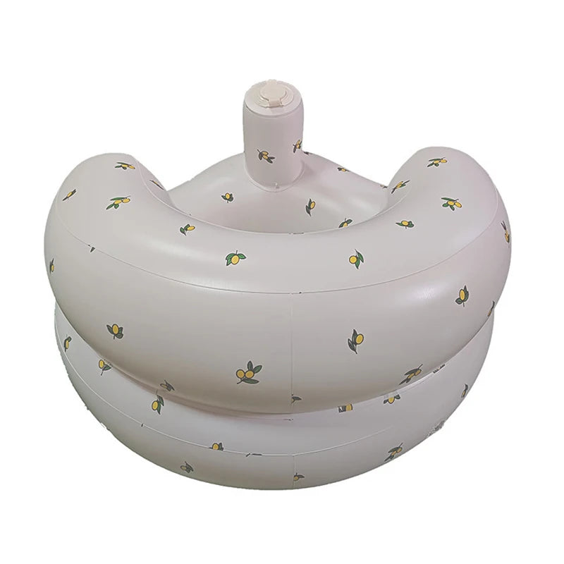 Inflatable Baby Seat with Built-In Air Pump for Travel