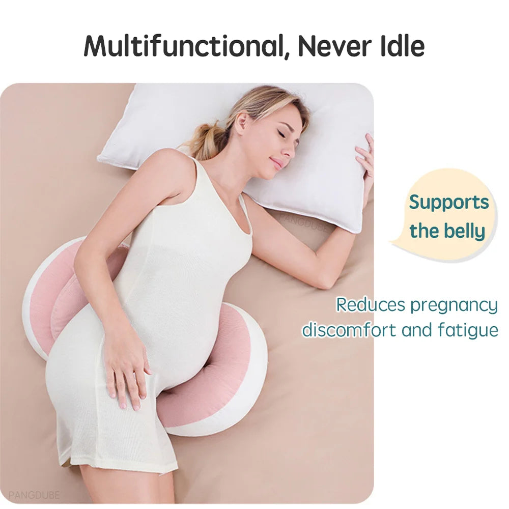 Pregnancy Support Pillow with Auxiliary Pillow Set