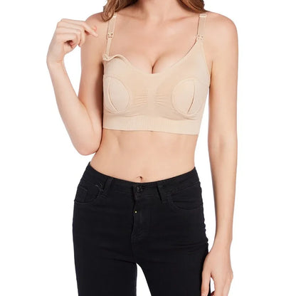 Hands-Free Nursing Bra for Pumping and Breastfeeding