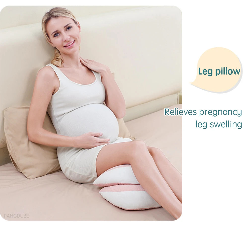 Pregnancy Support Pillow with Auxiliary Pillow Set