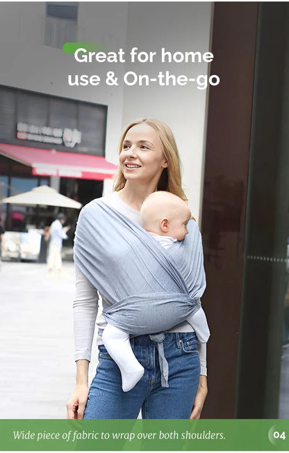 Baby Carrier with Adjustable Straps and Front-Facing Carry