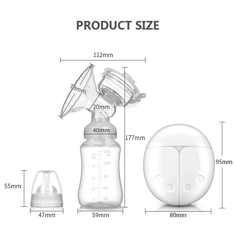 Double Electric Breast Pump Set with USB Connection
