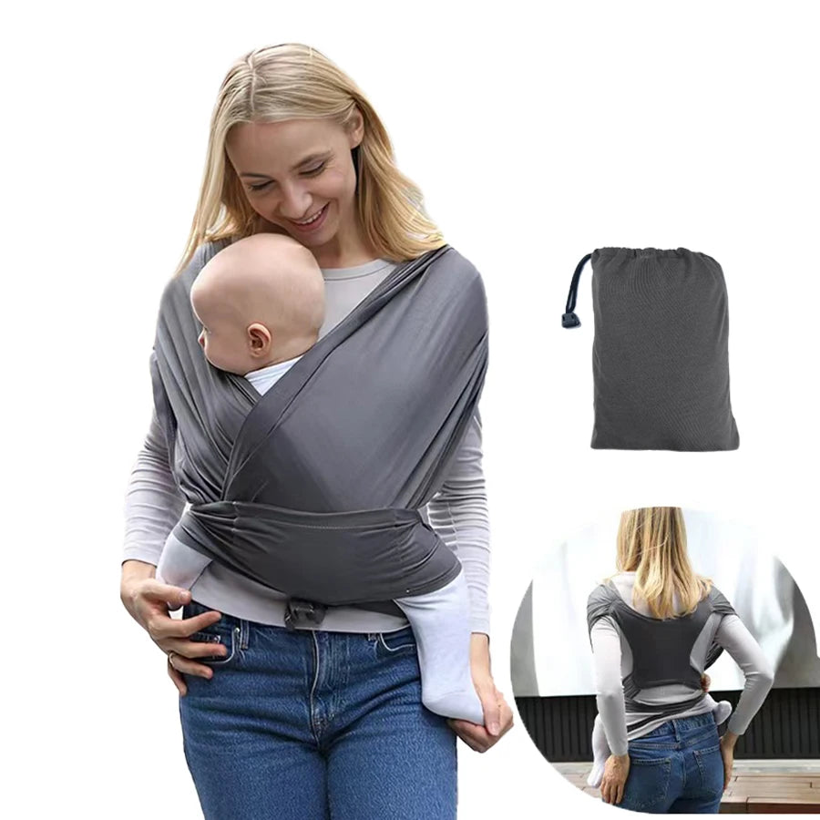 Baby Carrier with Adjustable Straps and Front-Facing Carry