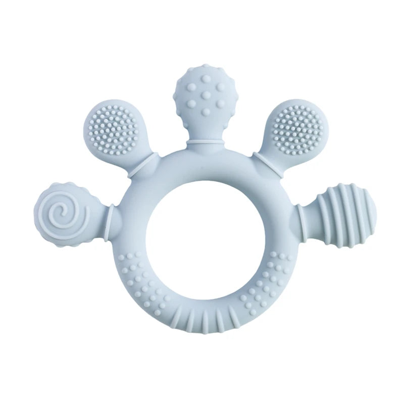 Silicone Baby Teether & Sensory Toy