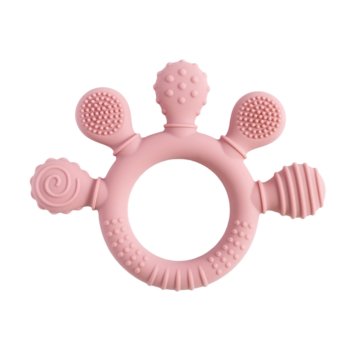 Silicone Baby Teether & Sensory Toy