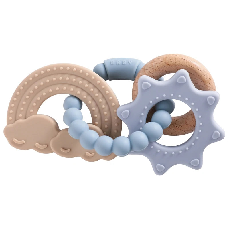 Silicone Baby Teether & Sensory Toy