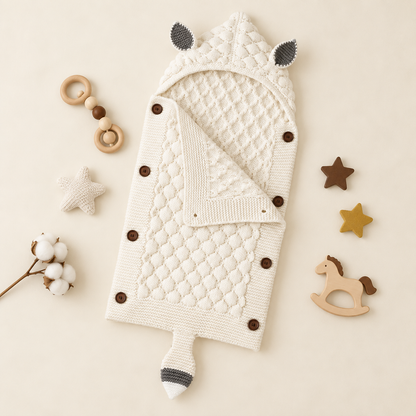 Warm Knit Newborn Swaddle