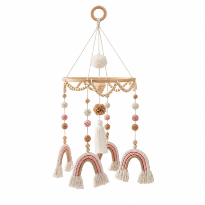 Wooden Baby Crib Mobile