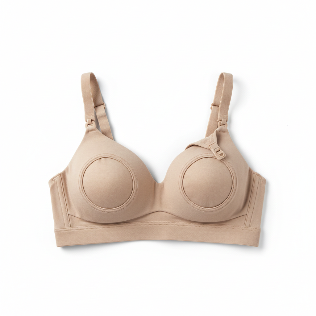 Hands-Free Nursing Bra for Pumping and Breastfeeding