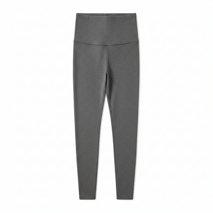 High-Waisted Maternity Leggings with Stretch Knit Fabric